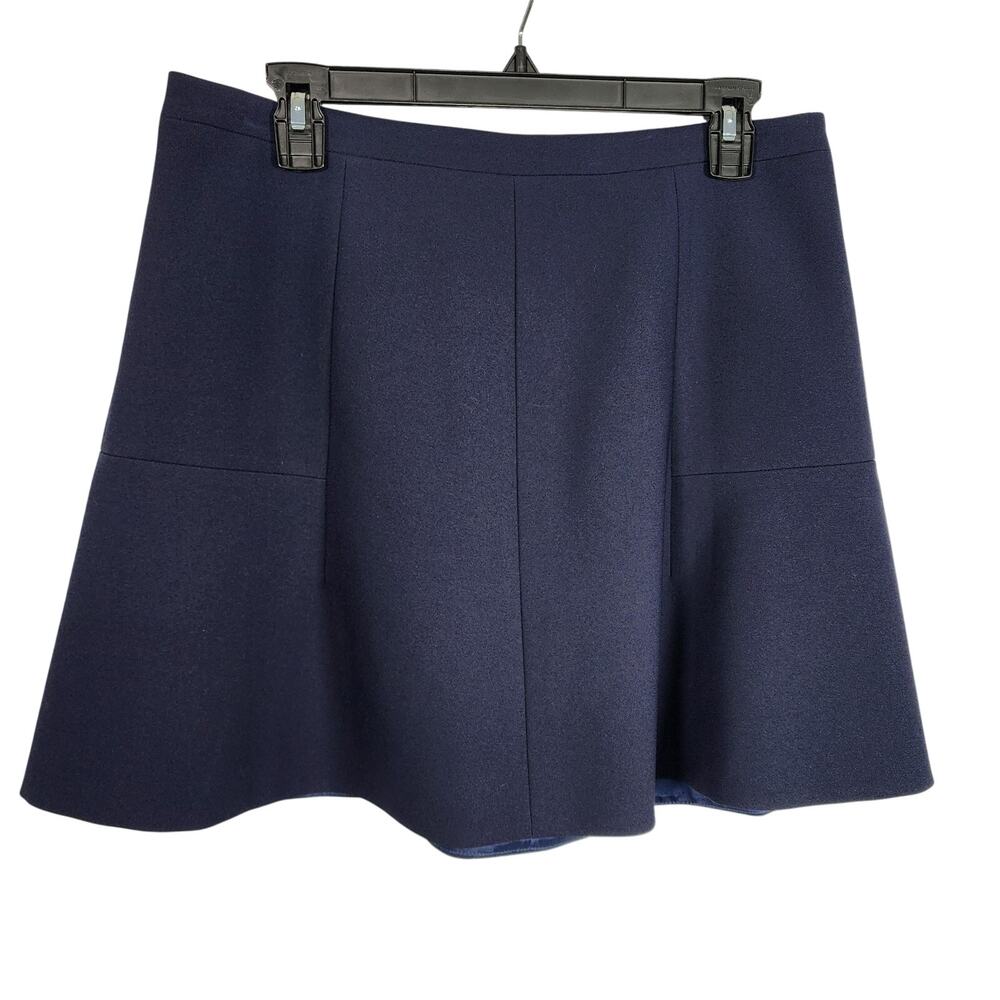J. Crew Women Fluted Tulip Skirt Double Crepe Flared Mini A-Line 10 Party Career
